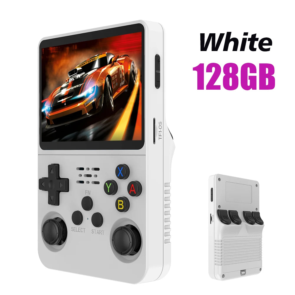 R36S 128GB Retro Handheld Game Console with 3.5" IPS Screen
