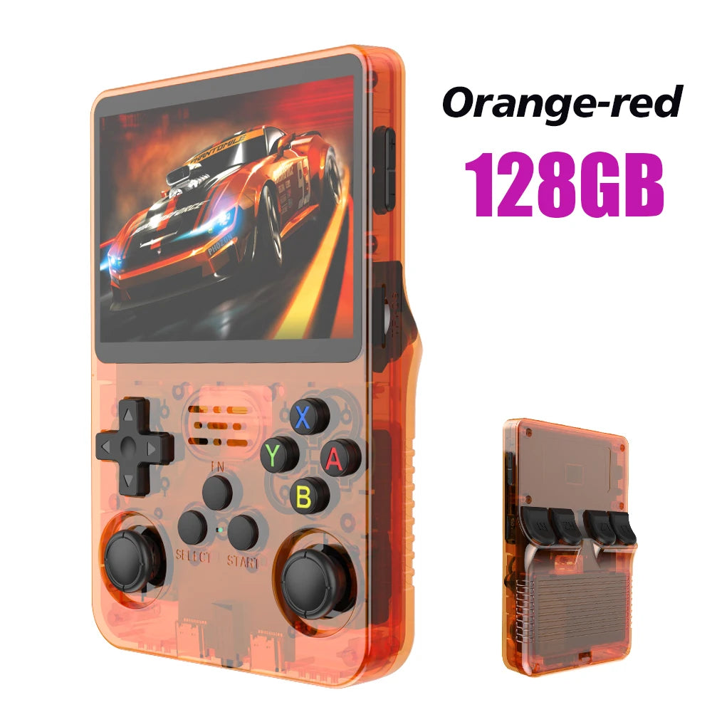 R36S 128GB Retro Handheld Game Console with 3.5" IPS Screen