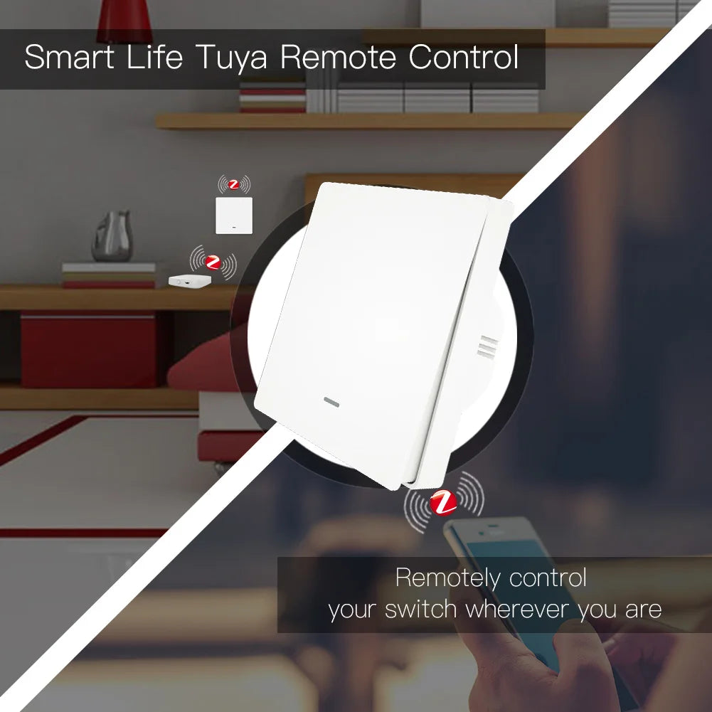 Tuya Zigbee Smart Light Switch No Neutral Needed
