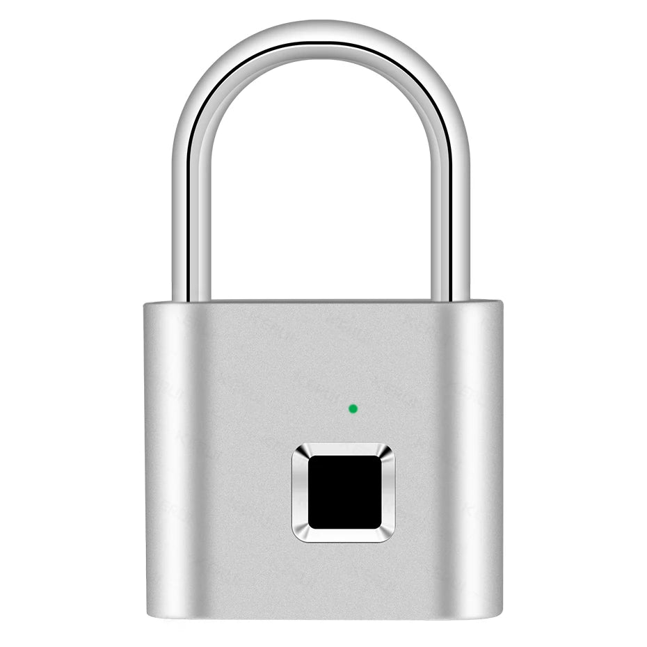 Smart Fingerprint Padlock Keyless Rechargeable Security Lock