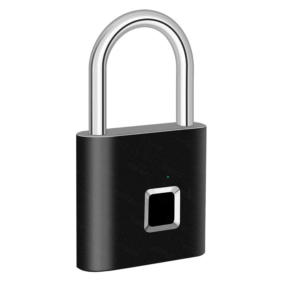 Smart Fingerprint Padlock Keyless Rechargeable Security Lock