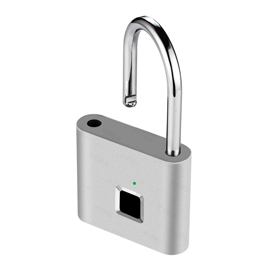 Smart Fingerprint Padlock Keyless Rechargeable Security Lock