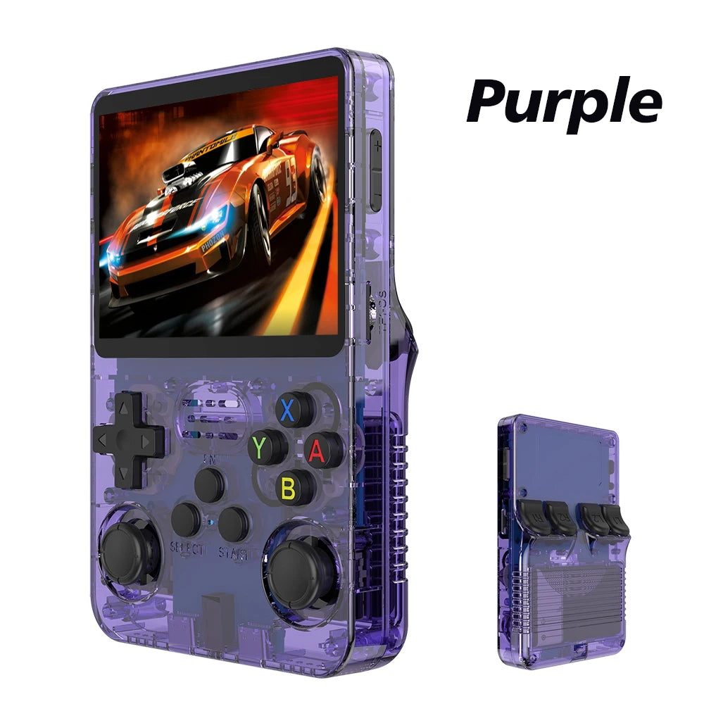 R36S 128GB Retro Handheld Game Console with 3.5" IPS Screen