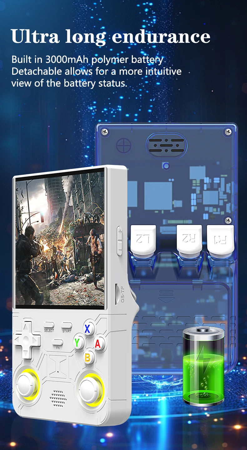 R36 Ultra 4-Inch Retro Handheld Game Console 128GB Linux System