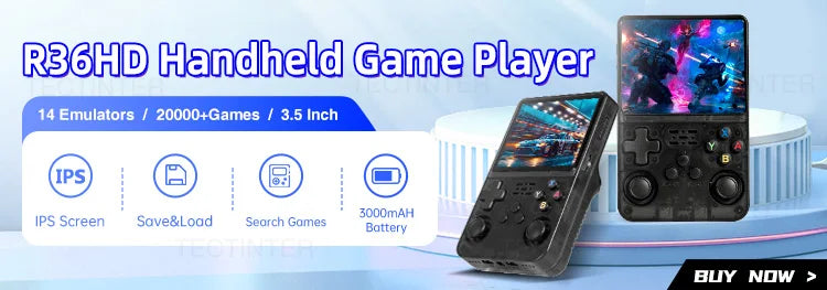 G5S Mini Retro Handheld Game Console with 500 Built-in Games