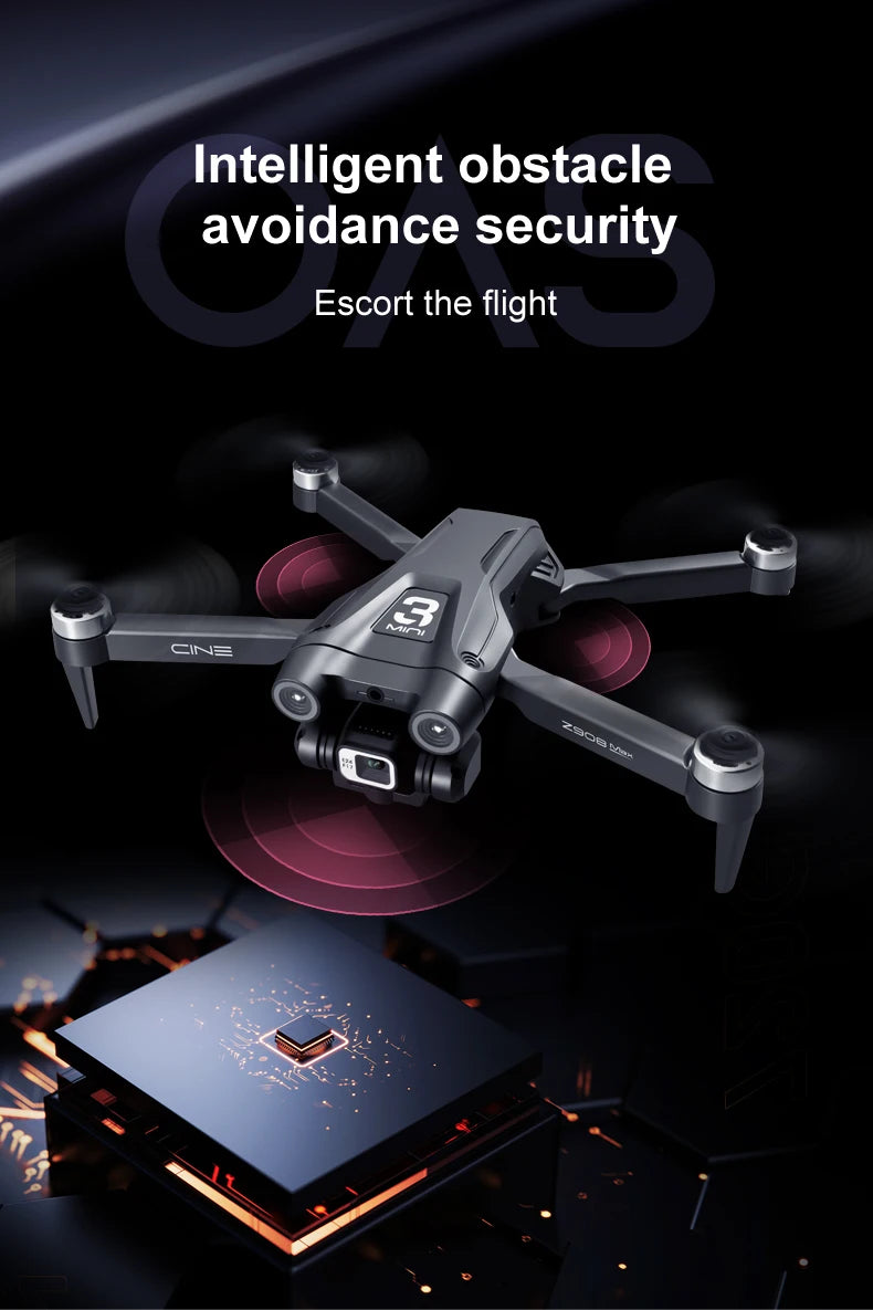 Z908 Pro Max 4K Brushless Drone with Obstacle Avoidance & FPV