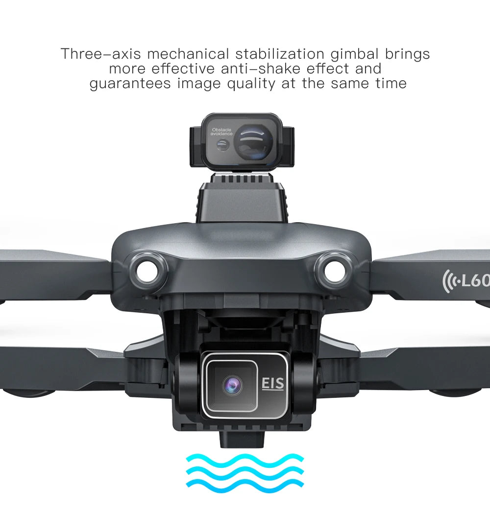 L600 Pro Max 4K GPS Drone with 3-Axis Gimbal & Dual Camera