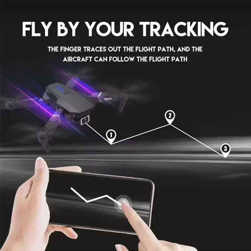 E88 Pro 4K HD WiFi FPV Foldable Drone with Wide-Angle Camera