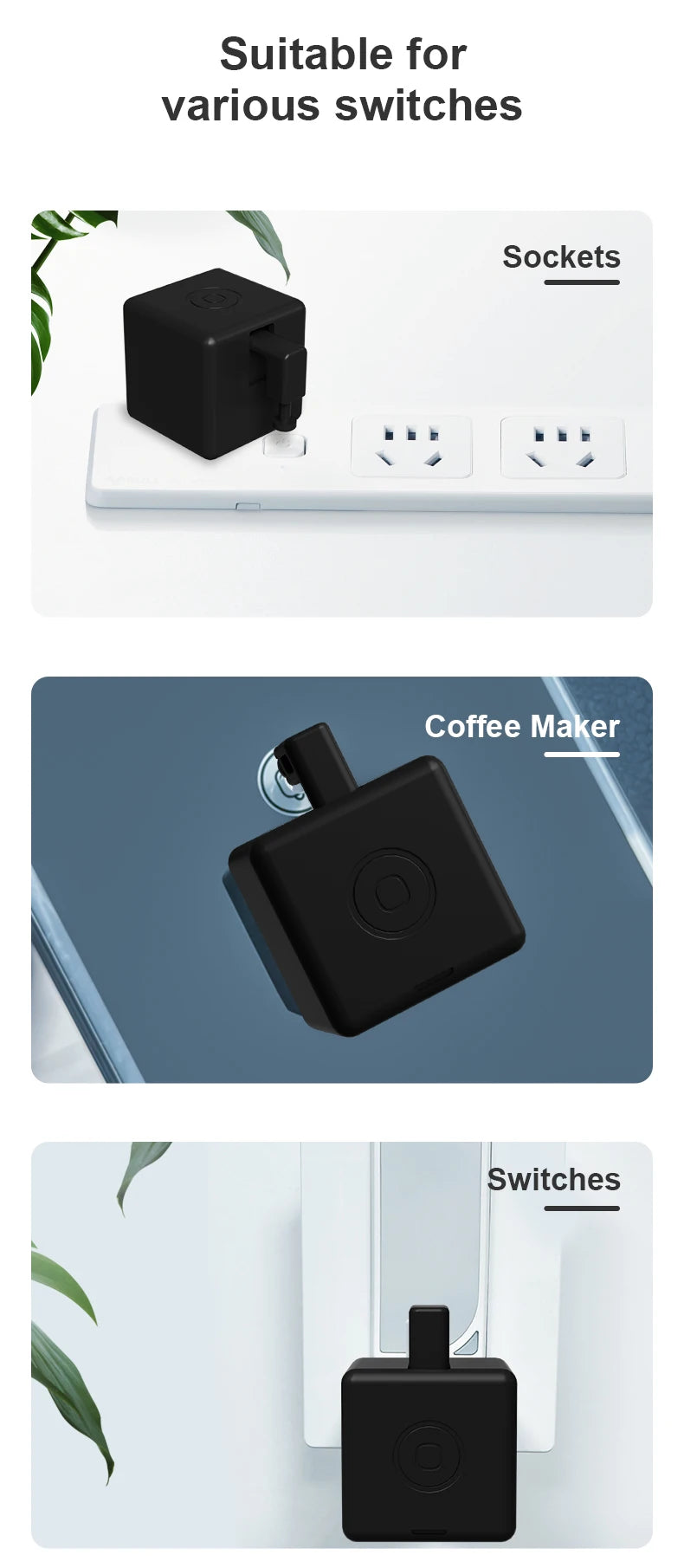 Tuya Zigbee Smart Fingerbot Switch Pusher for Alexa & Google Home