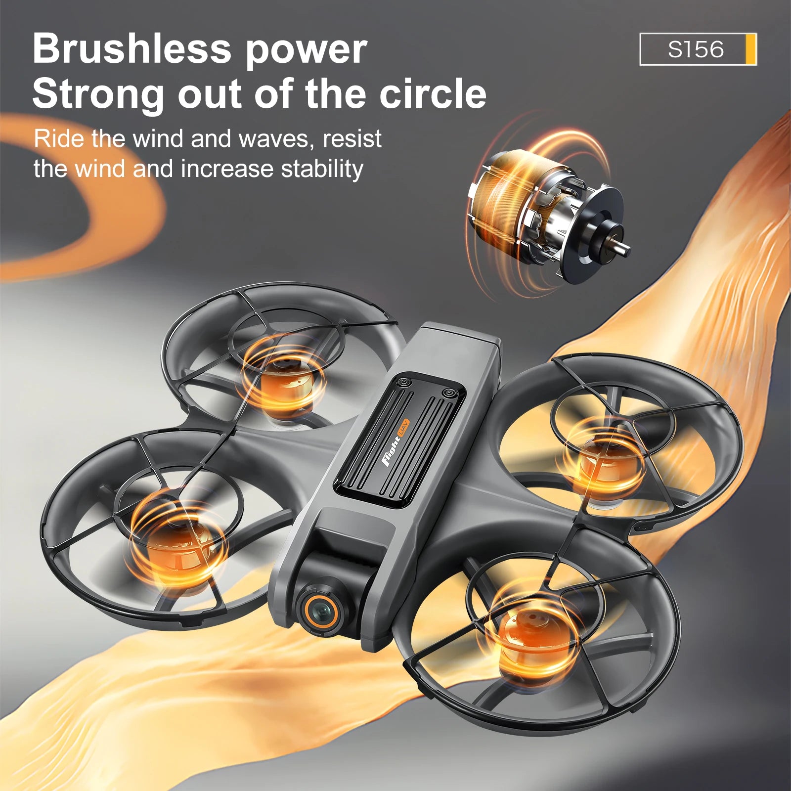 S156 8K Dual Camera WiFi Drone with Remote Control & HD FPV