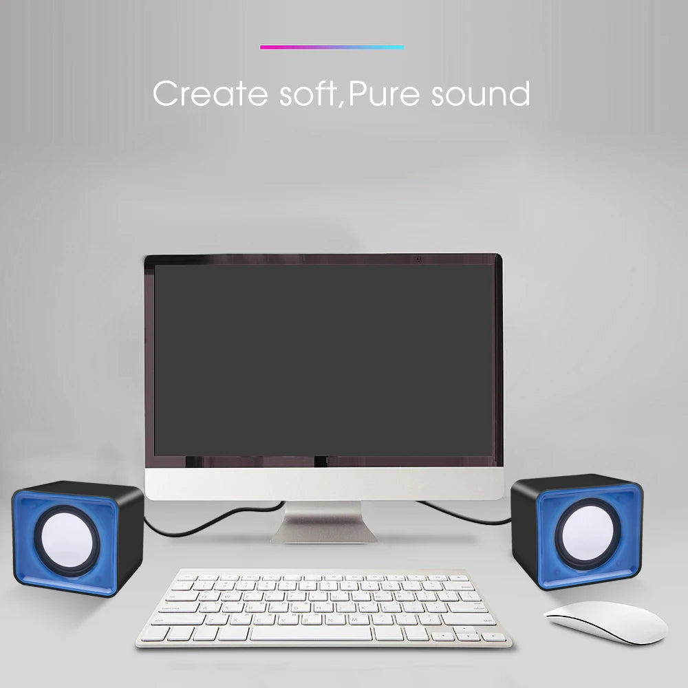 Mini PC Speaker Sound Box for Laptop & Desktop Computers