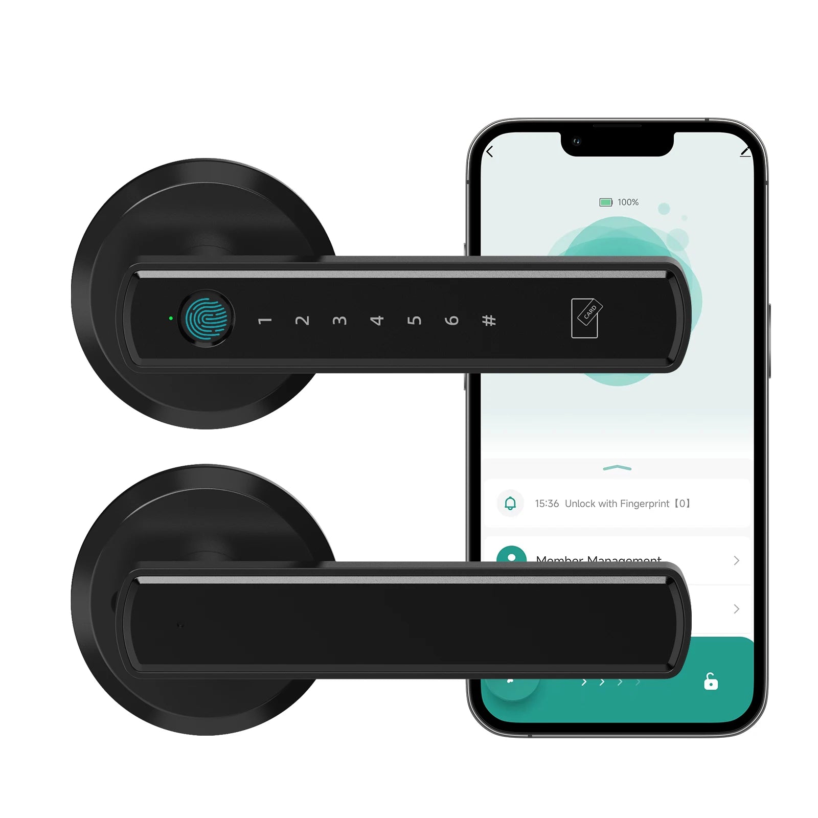 Smart Fingerprint Door Lock with Keypad & App Control