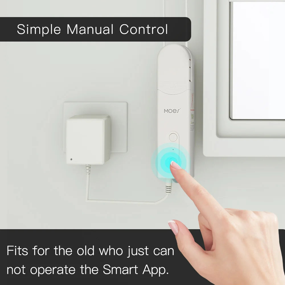 Zigbee Smart Roller Blinds Motor with Tuya App & Voice Control