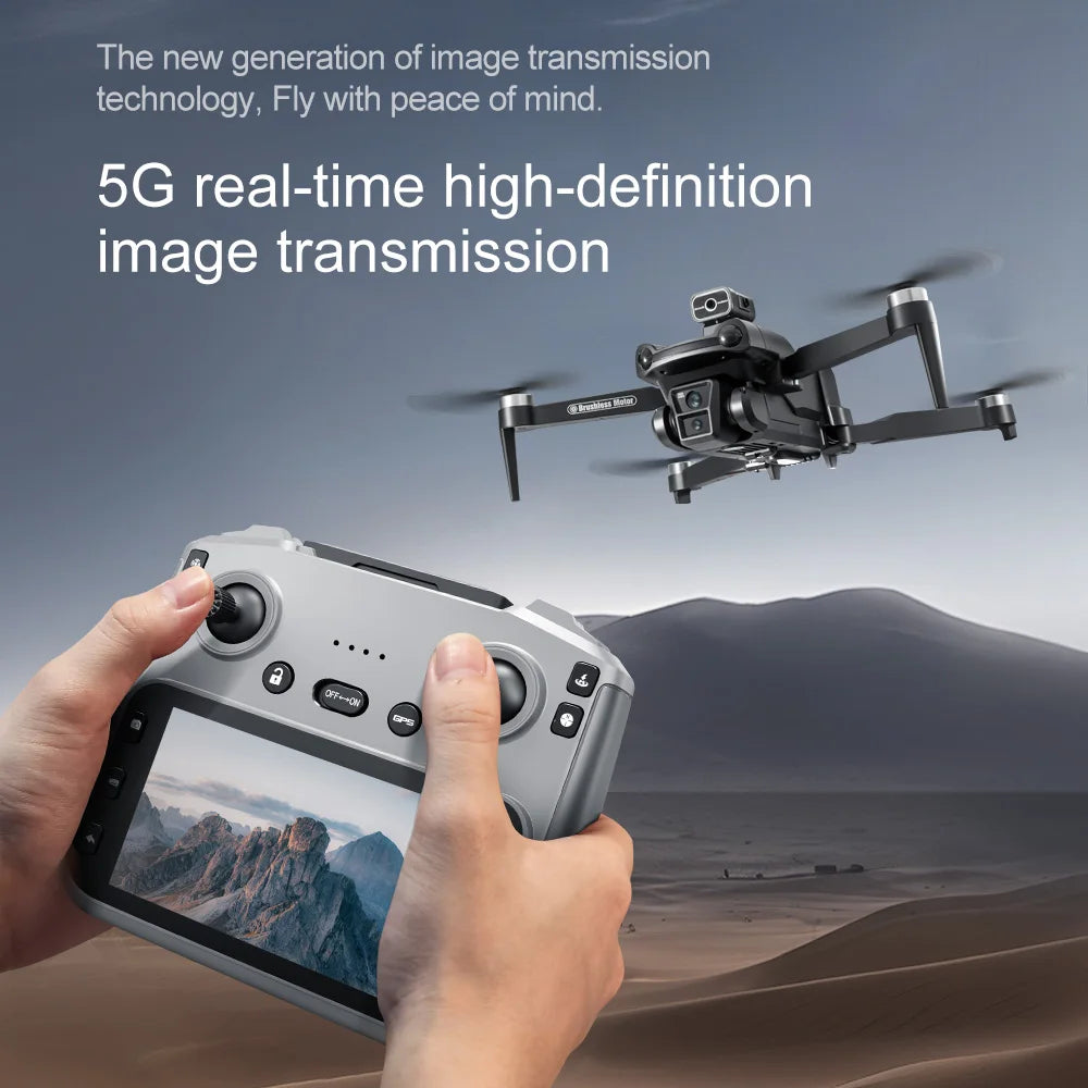 V198MAX 8K FPV Drone with Brushless Motor & Obstacle Avoidance