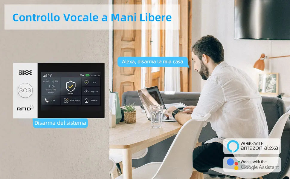 GauTone TUYA WiFi 4G GSM Alarm System
