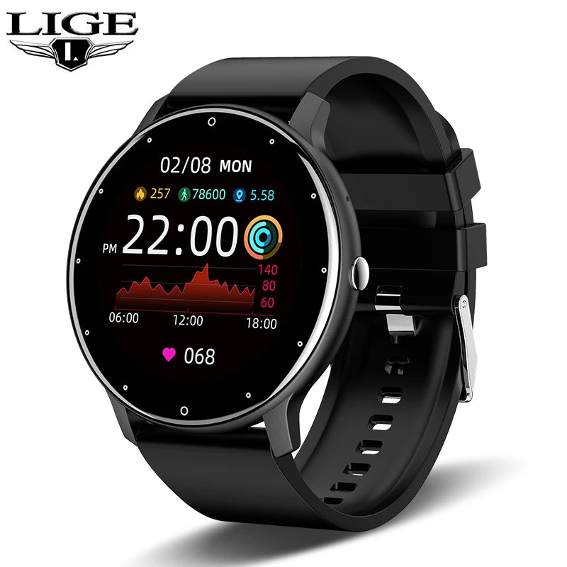 LIGE Smart Watch Bluetooth 5.2 Fitness Tracker IP67 Waterproof