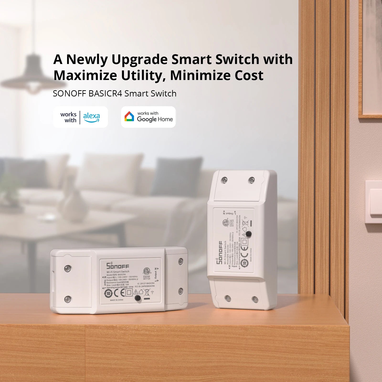 Basic R2 Mini WiFi Smart Switch DIY Module for Home Automation