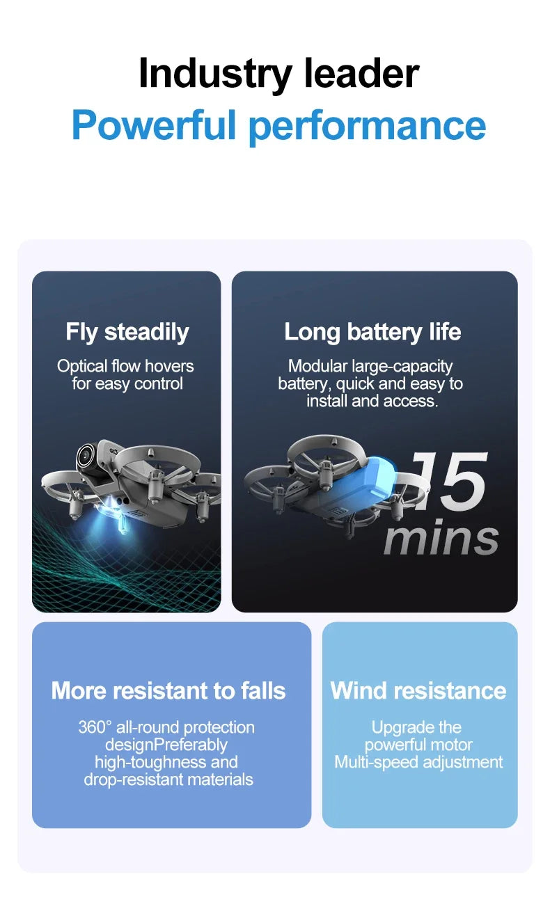 GT3 8K GPS Dual Camera Drone with WiFi FPV & HD Aerial Photography
