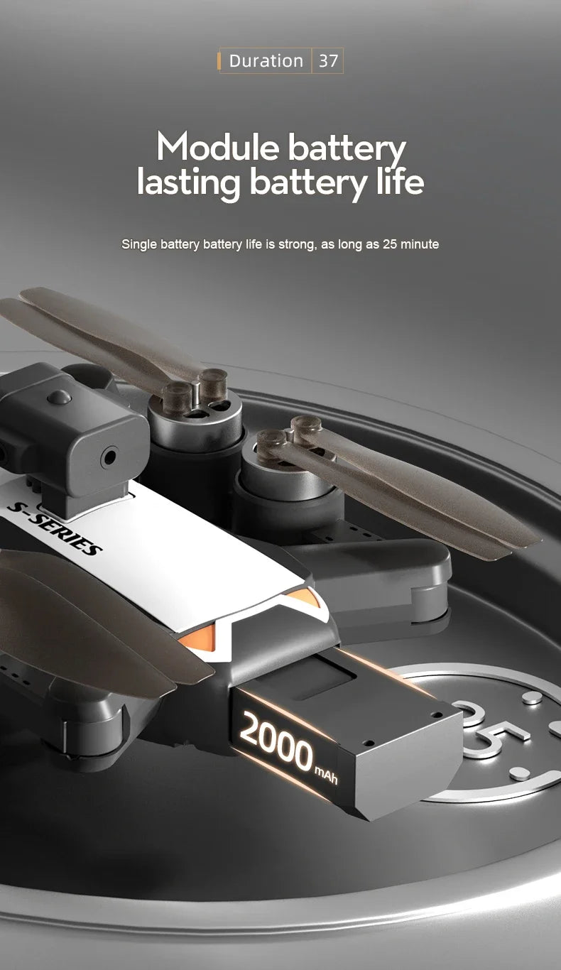 S2S Mini 8K Drone with Obstacle Avoidance & Brushless Motor