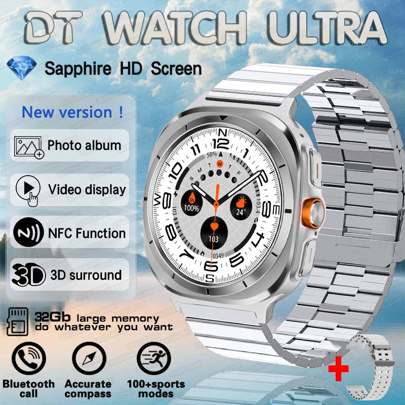 2025 DT Watch 7 Ultra Smartwatch 47mm AMOLED GPS NFC 32GB