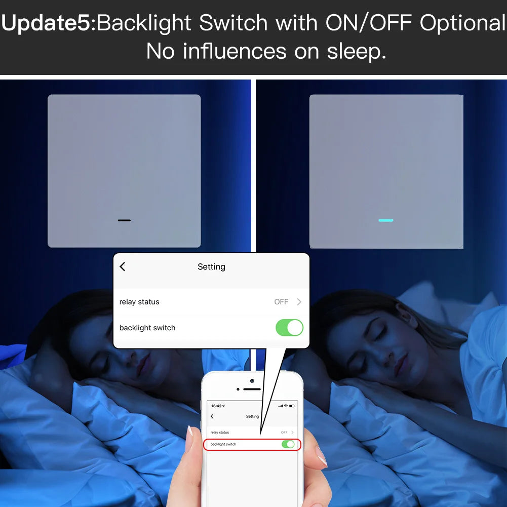 Tuya Zigbee Smart Light Switch No Neutral Needed
