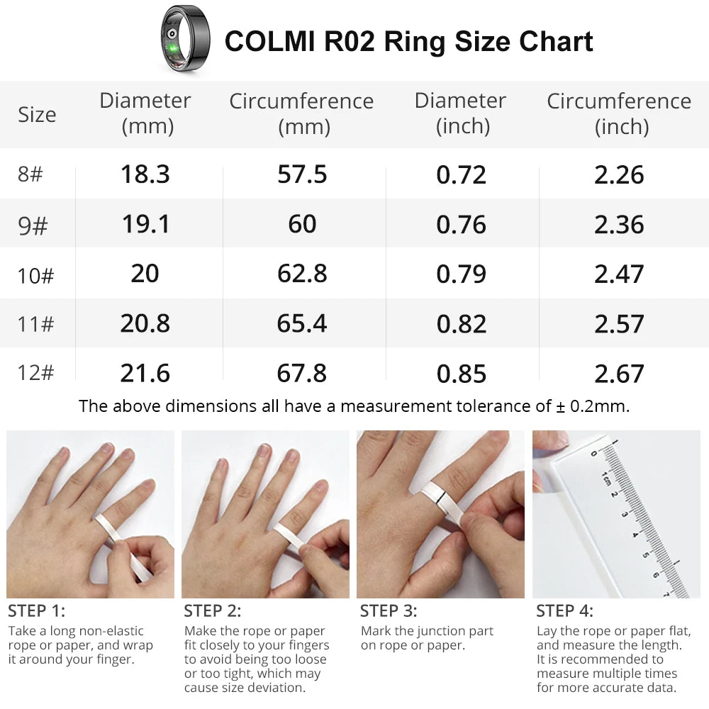 2024 COLMI R02 Smart Ring