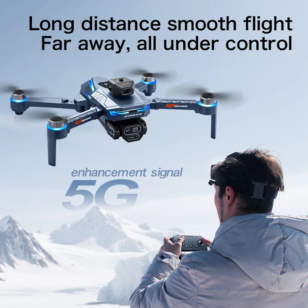 GT8 8K Dual Camera GPS Drone with Brushless Motor & FPV 2025