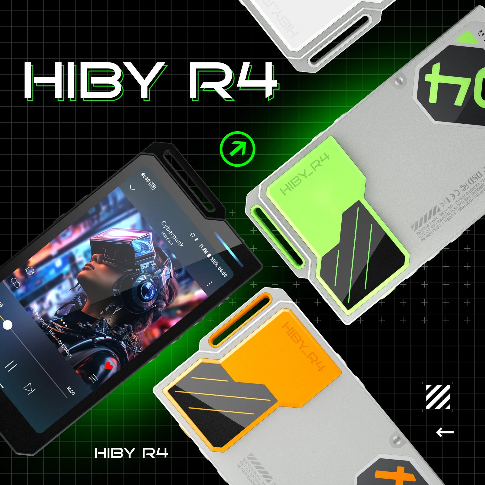 R4 Android HiFi Music Player with Bluetooth, WiFi & USB DAC
