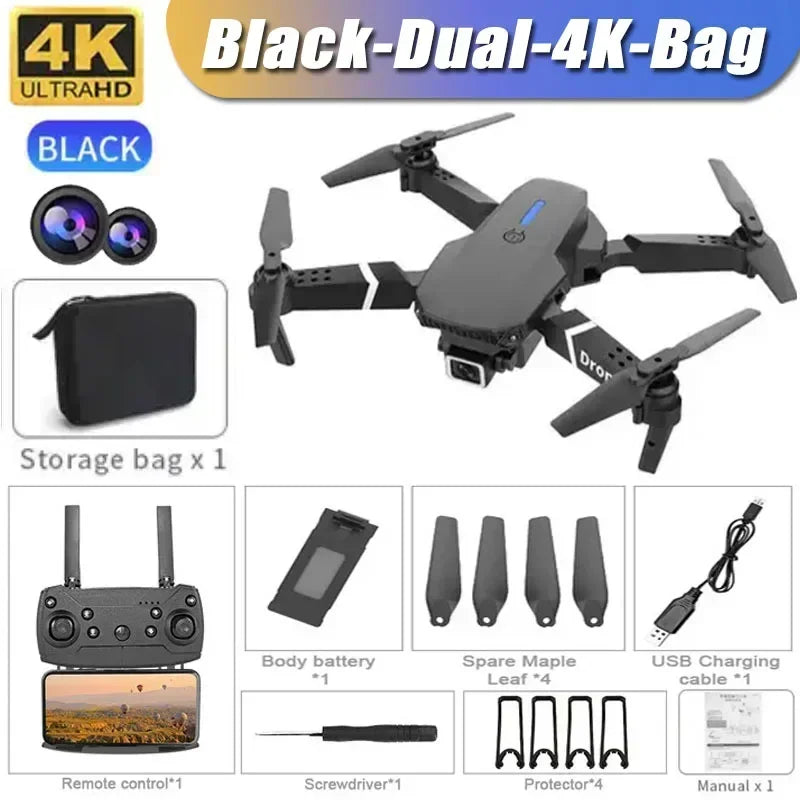 E88 Pro 4K Drone with Dual 1080P HD Camera & WiFi FPV