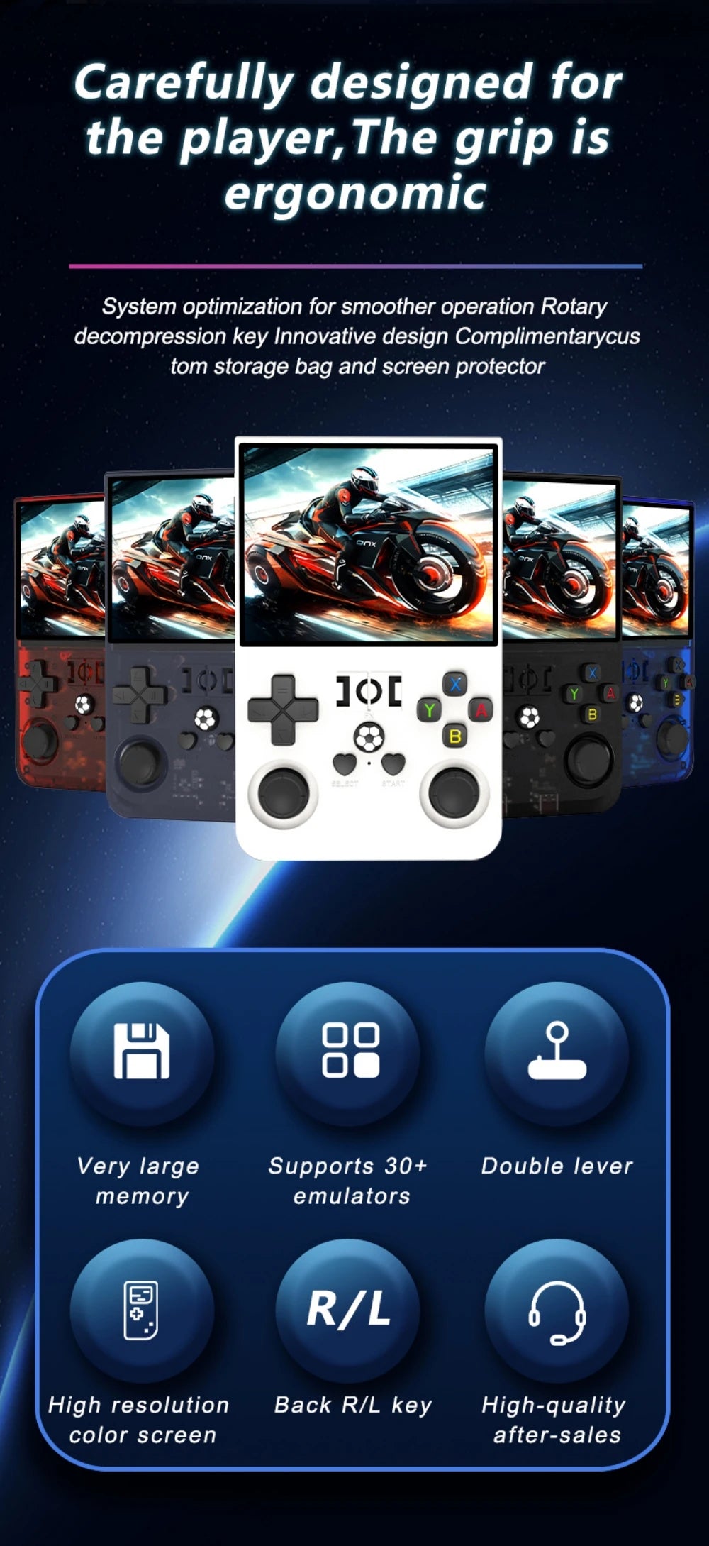 Open Source R36 PRO Retro Handheld Game Console