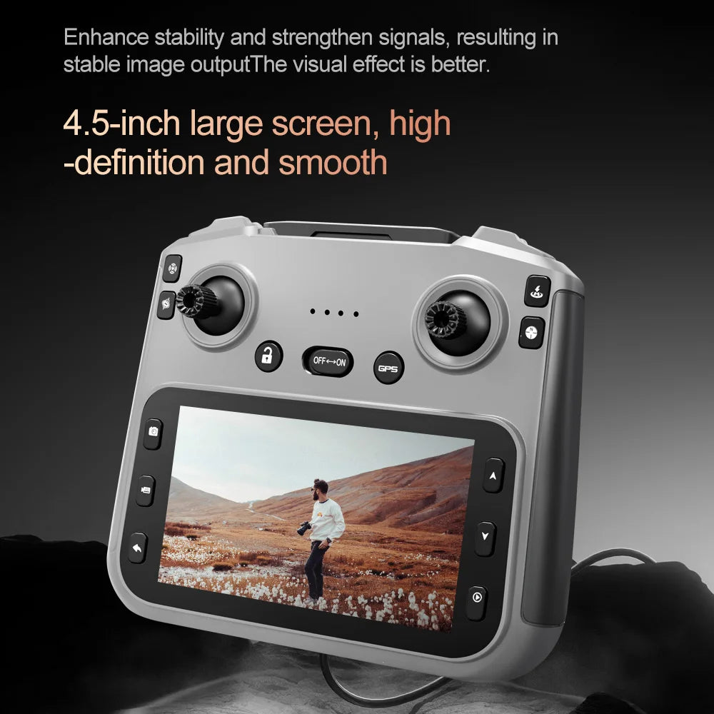 V198MAX 8K FPV Drone with Brushless Motor & Obstacle Avoidance