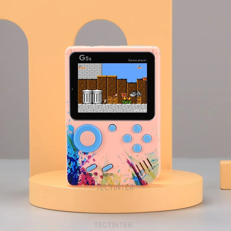 G5S Mini Retro Handheld Game Console with 500 Built-in Games