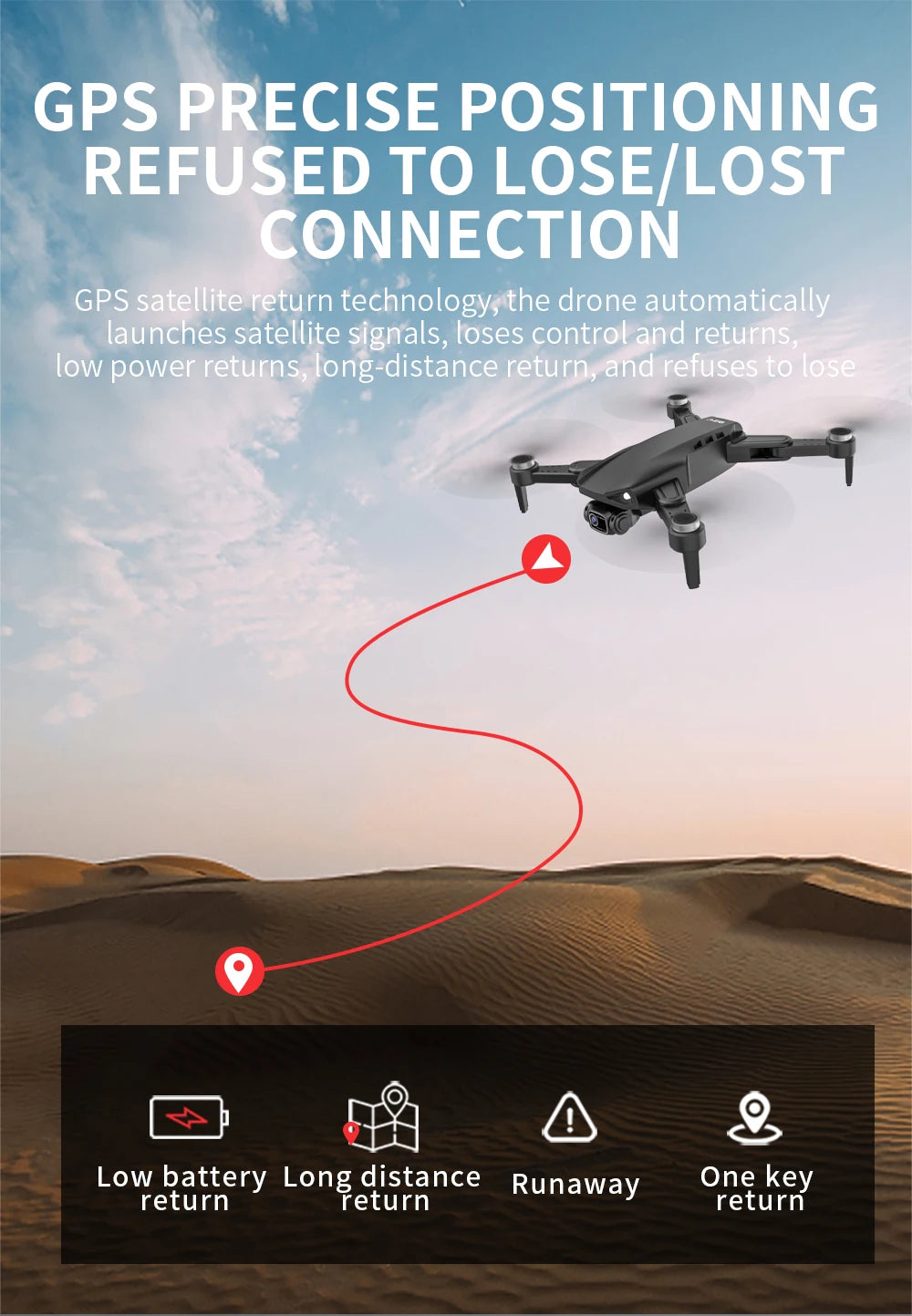 L900 PRO SE GPS 4K Drone with Brushless Motor & 5G WiFi