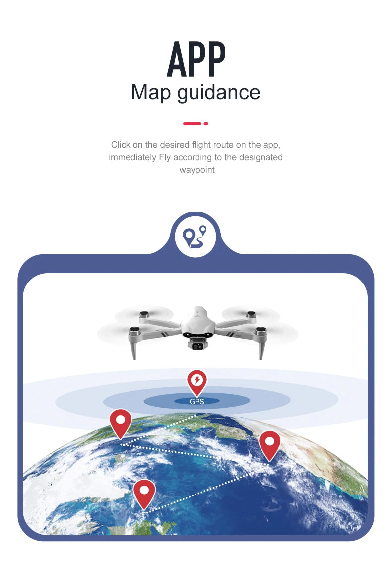 4DRC F10 GPS 6K Dual Camera Foldable Drone with Obstacle Avoidance