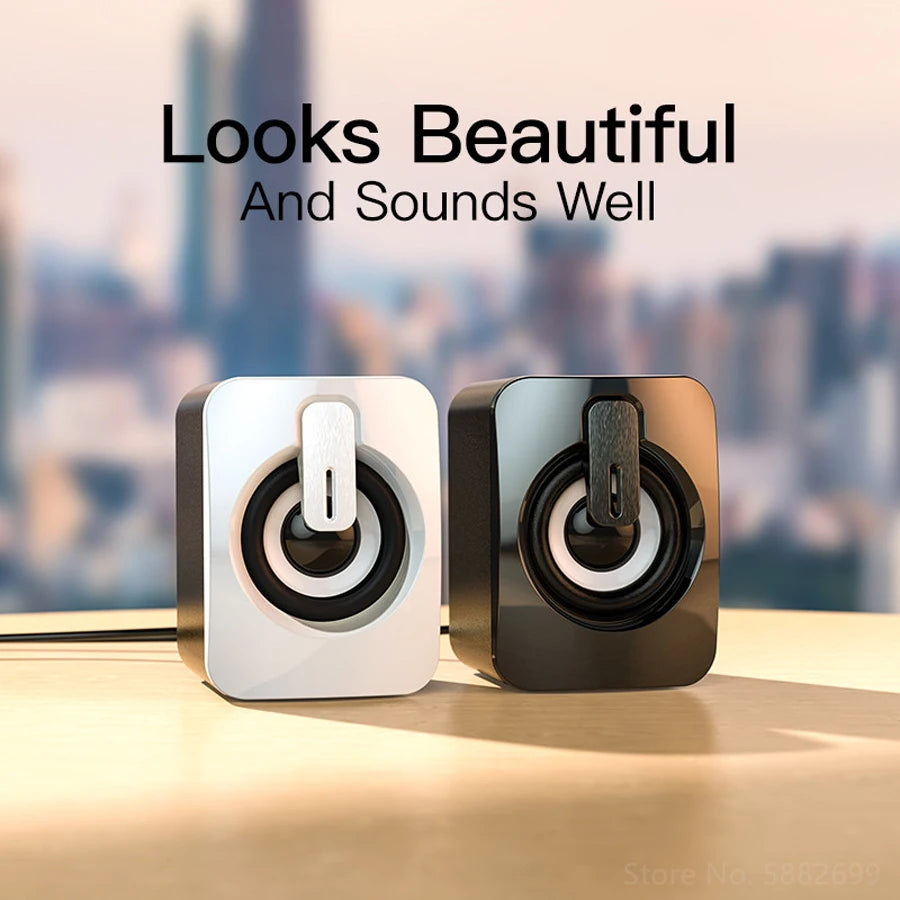Mini PC Speaker Sound Box for Laptop & Desktop Computers