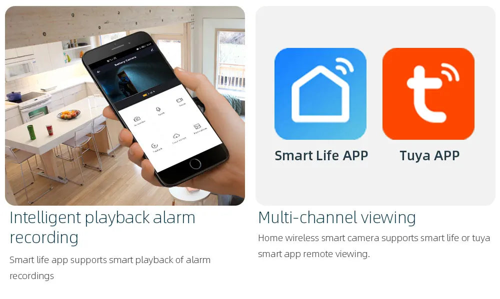3MP Smart Life Tuya WiFi Doorbell Peephole Camera