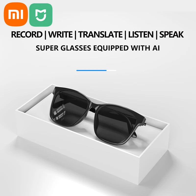 HY-C8 Smart Glasses with AI Translation & Bluetooth Headset