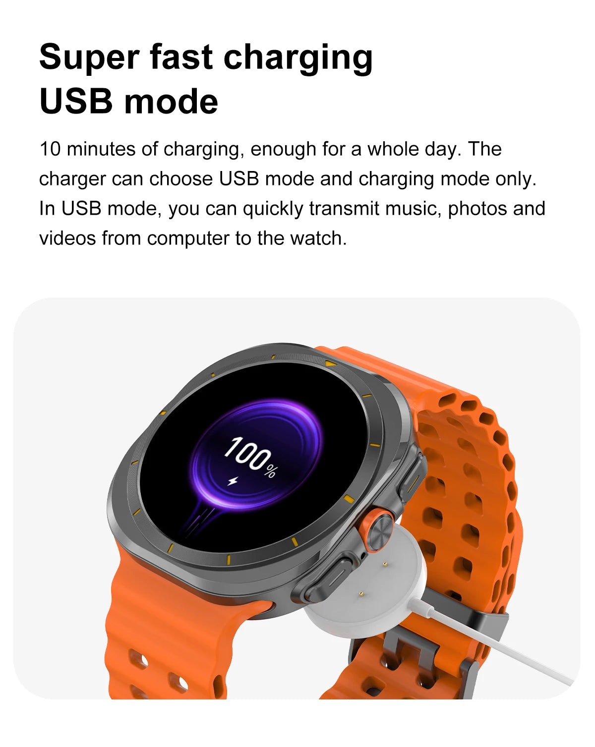 2025 DT Watch 7 Ultra Smartwatch 47mm AMOLED GPS NFC 32GB