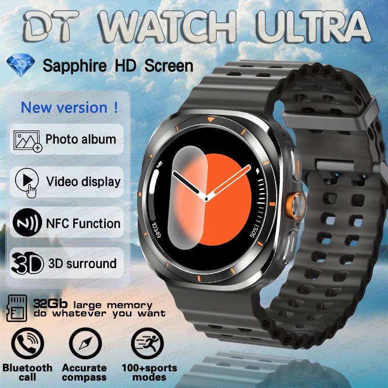 2025 DT Watch 7 Ultra Smartwatch 47mm AMOLED GPS NFC 32GB