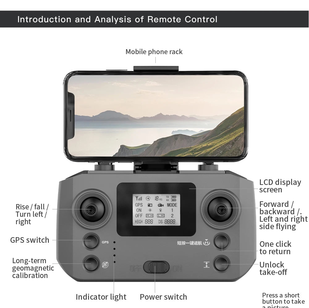 L600 Pro Max 4K GPS Drone with 3-Axis Gimbal & Dual Camera
