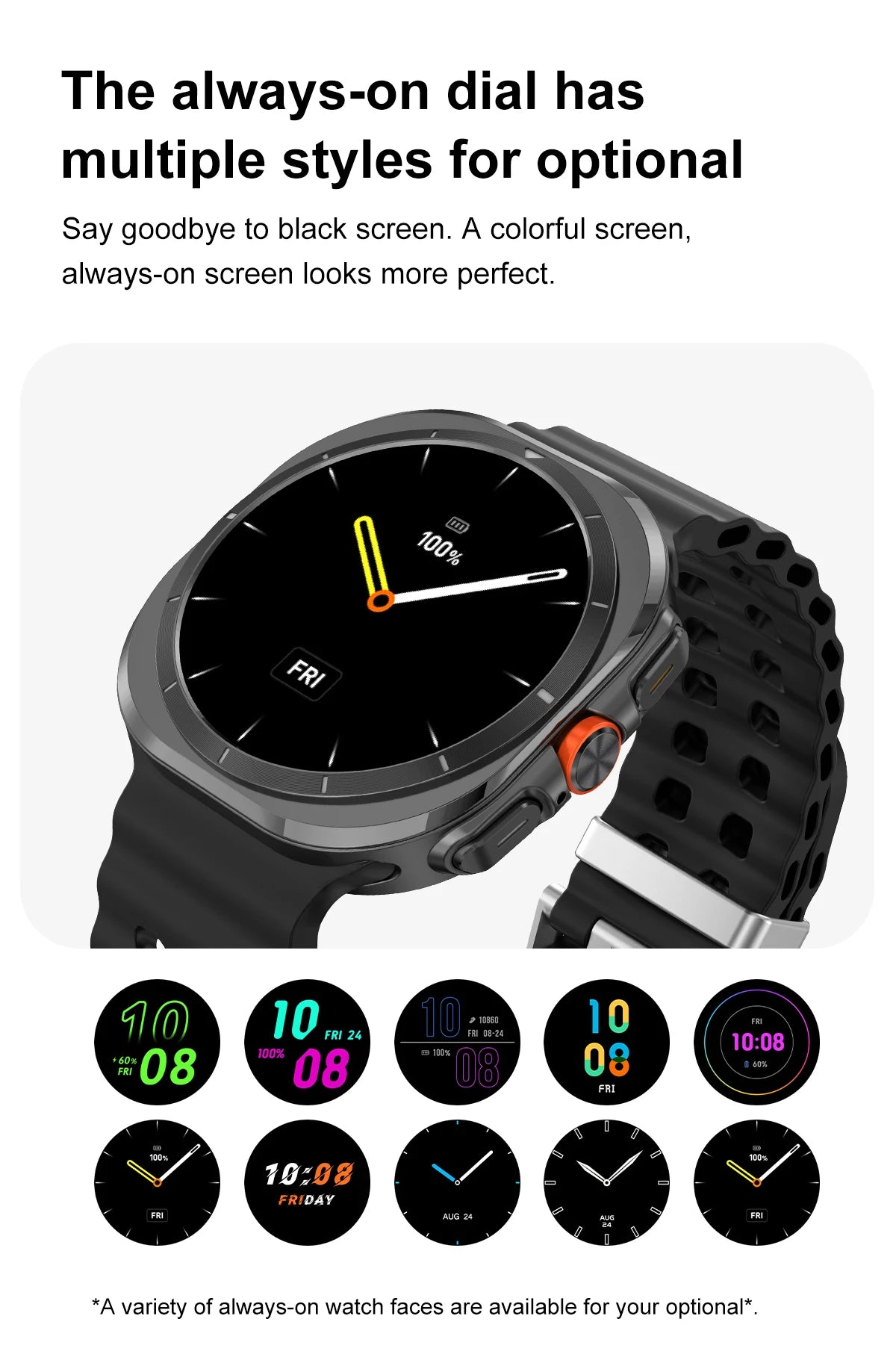 2025 DT Watch 7 Ultra Smartwatch 47mm AMOLED GPS NFC 32GB