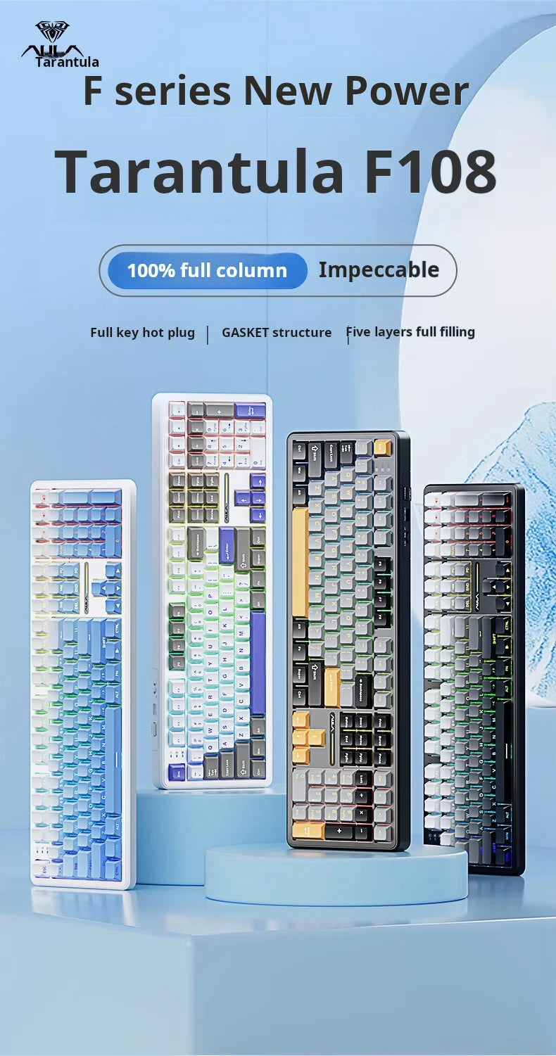AULA F108 Pro Mechanical Keyboard