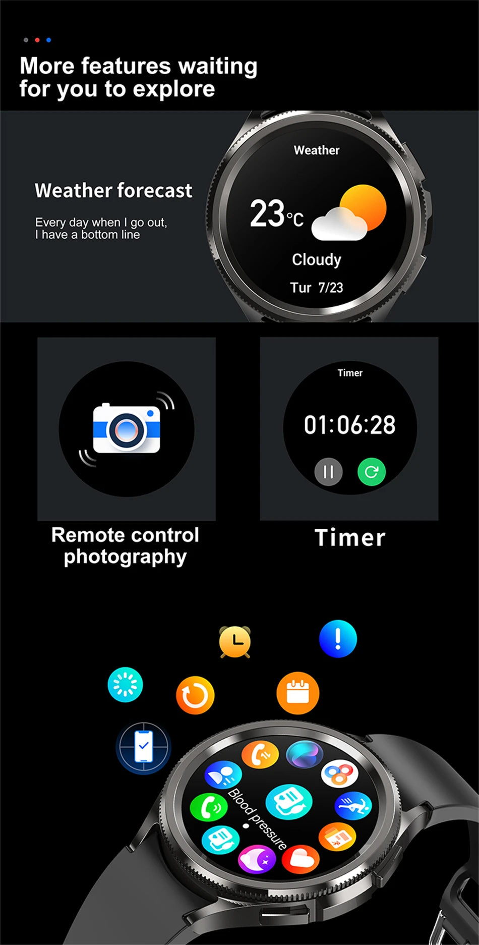 Watch 6 Classic Smartwatch with GPS & Bluetooth Call 2025