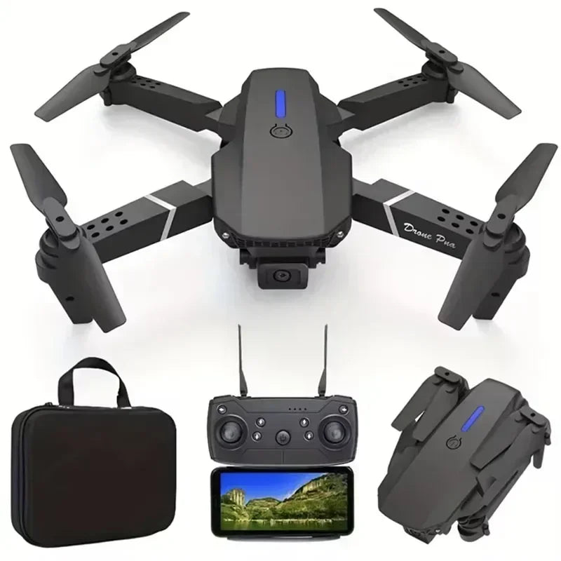 E88 Pro 4K HD WiFi FPV Foldable Drone with Wide-Angle Camera