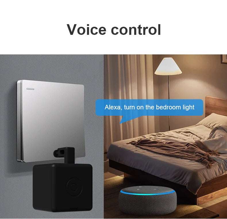 Tuya Zigbee Smart Fingerbot Switch Pusher for Alexa & Google Home