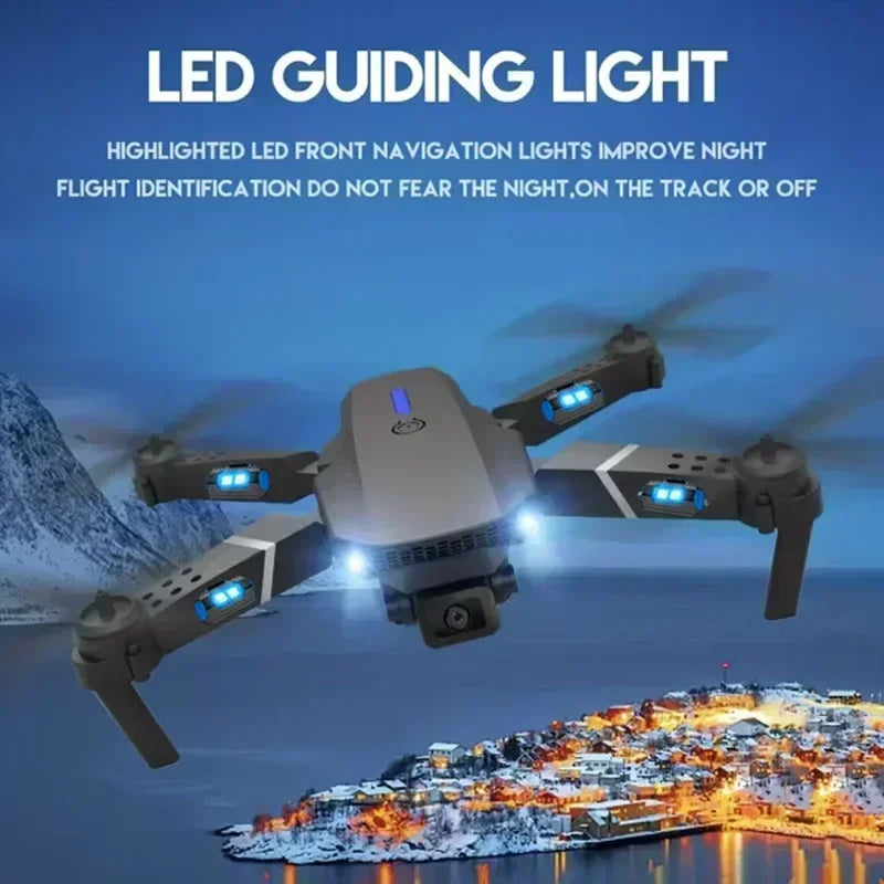 E88 Pro 4K HD WiFi FPV Foldable Drone with Wide-Angle Camera