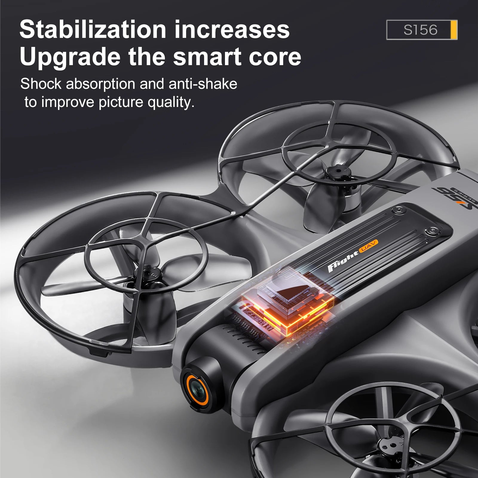 S156 8K Dual Camera WiFi Drone with Remote Control & HD FPV
