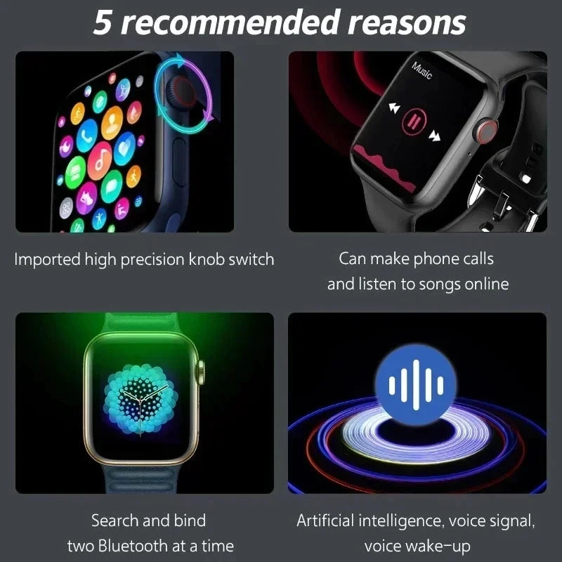 I10 Pro Max Smart Watch with Metal Strap & Fitness Tracker