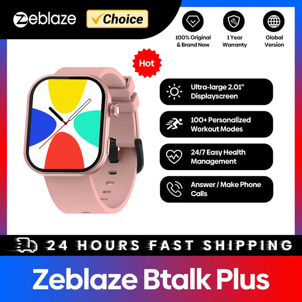 Btalk Plus Smartwatch with Voice Call & 2.03" HD Display