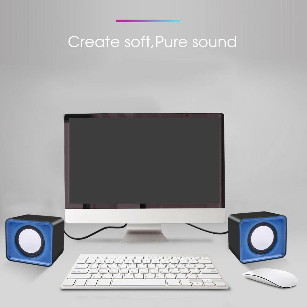 Mini PC Speaker Sound Box for Laptop & Desktop Computers